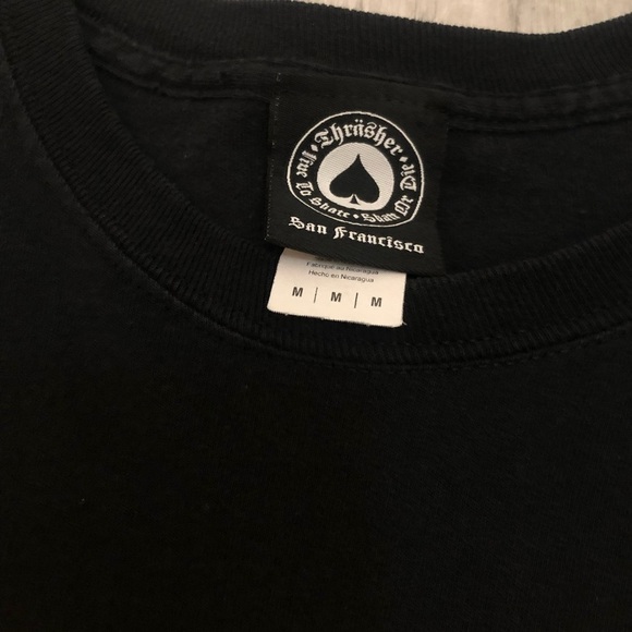 Vintage Thrasher Flame Logo Shirt Men Medium - Picture 4 of 5